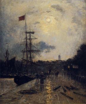斯坦尼斯 拉勒平 A Quay at Caen 斯坦尼斯 拉勒平 A Quay at Caen